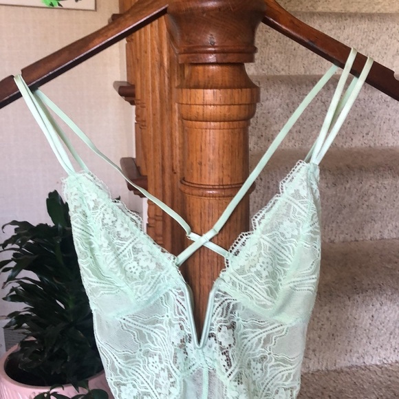 Savage & Fenty Deco Glass Lace Teddy - Picture 4 of 16
